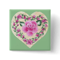 Country Rose Heart