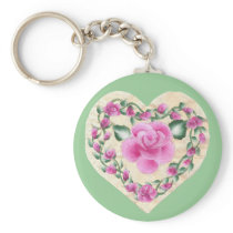 Country Rose Heart