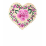 Country Rose Heart t-shirts