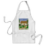 Country Spring Cottage Apron