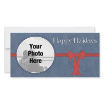 Country Style Photo Christmas card Photo Card Template