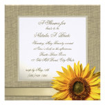 Country Sunflower Bridal Shower Invite