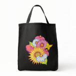 Country Sunflowers Large Tote Bag