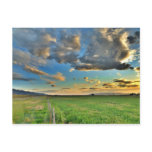 Country Sunset Scene postcards