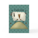 Country Sweethearts Valentine's Day Card