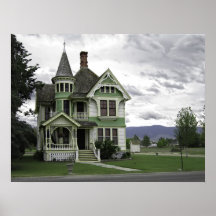 Country Victorian - Hamilton Montana Print