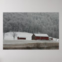 Country View in Winter posters