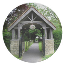 Country Views - Church Archway Party Plate