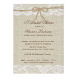 Country Wedding Bridal Shower Custom Invitation