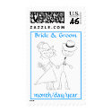 Country Wedding postage