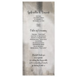 Country Wedding Program invitations