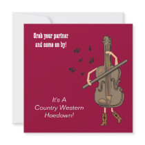 Country Western Birthday Invitation