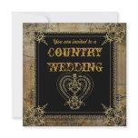 Country Western Wedding Invitation