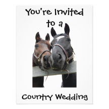 Countryn Bride and Groom Custom Invite