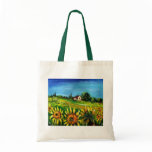 COUNTRYSIDE AND SUNFLOWERS IN TUSCANY - CANVAS BAG
