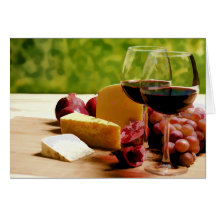 Countryside Wine, Cheese & Fruit Card