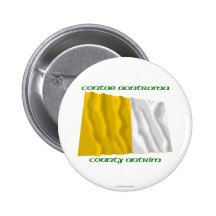 County Antrim Colours Pinback Buttons