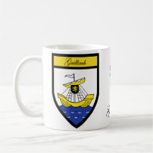 County Galway Map & Crest Mugs