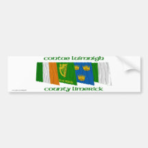 County Limerick Flags Bumper Sticker