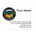County of Orange seal Business Card