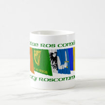 County Roscommon Flags Mugs