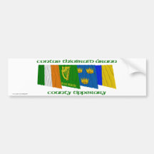 County Tipperary Flags Bumper Stickers