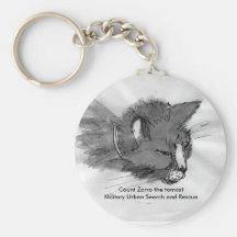 countzorro, Count Zorro the tomcatMilitary Urba... Keychains