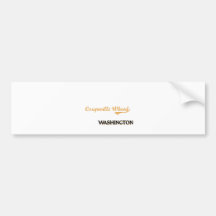 Coupeville Wharf Washington Classic Bumper Stickers