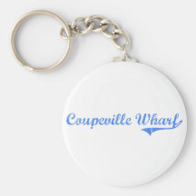 Coupeville Wharf Washington Classic Design Key Chains