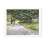 Couple and Blue Fir Tree, Vincent van Gogh postcards