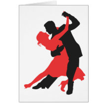 couple dancing card