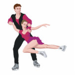 couple figure skating illustration photo sculptures