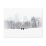 Couple in Sheep Meadow, Central Park postcards