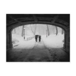 Couple in Snowstorm, Central Park postcards