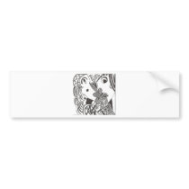 couple with bird bumper stickers