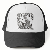 couple with bird trucker hats