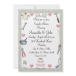 Couples Shower Sage Green Invitation