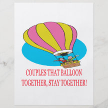 Couples That Balloon Together Personalized Flyer