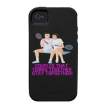 Couples That Tennis Together 1.png iPhone 4 Cases