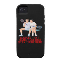 Couples That Tennis Together 2.png Case-Mate iPhone 4 Covers