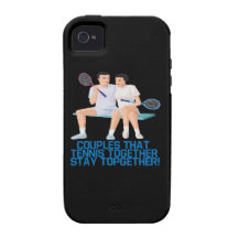 Couples That Tennis Together.png iPhone 4/4S Case