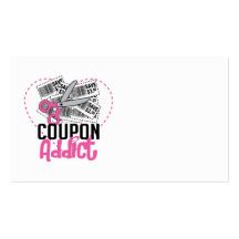 Coupon Addict Business Card Templates