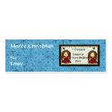 Coupon for Bedtime Story Gift Tag Christmas business cards