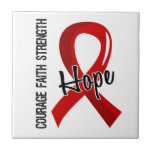 Courage Faith Hope 5 AIDS Tiles