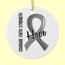 Courage Faith Hope 5 Asthma ornaments