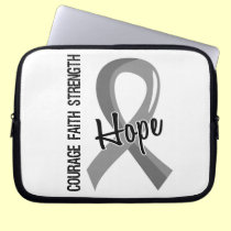 Courage Faith Hope 5 Asthma laptop sleeves