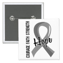 Courage Faith Hope 5 Asthma buttons