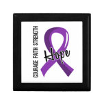 Courage Faith Hope 5 Crohn's Disease Jewelry Box