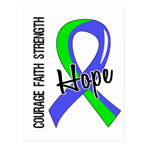 Courage Faith Hope 5 EDS Postcards