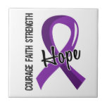 Courage Faith Hope 5 Epilepsy Ceramic Tiles